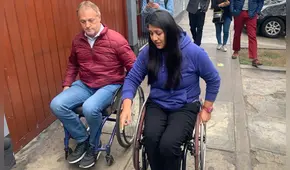 Jorge Muñoz cumple reto y recorre calles de Lima en silla de ruedas [VIDEO]