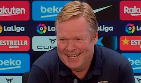 Koeman inició su rueda de prensa con frase que dijo Van Gaal antes de dejar al Barcelona