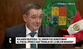 Reátegui: Fuerza Popular subestimó al fiscal José Domingo Pérez [VIDEO]