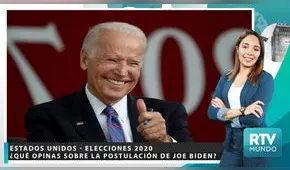 RTV Mundo: Joe Biden anuncia su candidatura presidencial en Estados Unidos