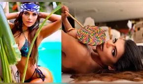 Instagram: Suzy Cortez se tatúa a ella misma en inusual pose [VIDEO]