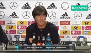 Joachim Löw confesó que pasó apuros por el contraataque peruano [VIDEO]