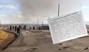 Cusco: en Espinar, desconocen acta de paz suscrita por alcalde de Condoroma 