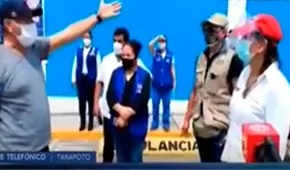 Expaciente COVID-19 le reclamó a la ministra Donayre un mejor trato en los hospitales de Tarapoto [VIDEO]