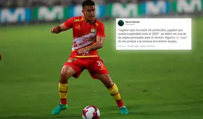 Marcio Valverde expresó su molestia por los jugadores de Liga 1 Movistar que incumplen el protocolo