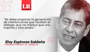 ¿Qué hacemos para bajar el actual tono político?, por Eloy Espinosa Saldaña 