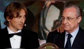 Luka Modric lanzó indirecta a presidente del Real Madrid tras obtener Balón de Oro