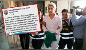 Mamá de Carlos Zambrano se pronuncia tras prisión efectiva de 'Zorro' Zupe [VIDEO]