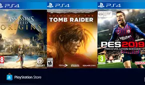 Ofertas de PSN: PES 2019, Shadow of the Tomb Raider y mucho más con descuentos