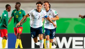Argentina derrotó 3-1 a Camerún y consiguió su primer triunfo en el Mundial Sub-17 