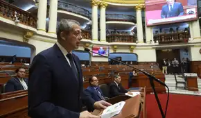 Congreso: primer ministro Pedro Angulo se presentó ante el pleno por protestas al interior del país