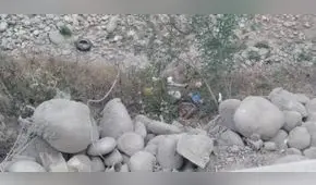 Dramático rescate de un joven que cayó por un acantilado al río Rímac [VIDEO]