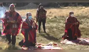 Cusco: Con ritual andino y ofrenda a la Pachamama piden frenar el avance del coronavirus [VIDEO]