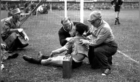 Juan Hohberg, el jugador que murió al celebrar un gol y revivió para acabar el partido
