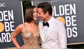 Irina Shayk y Bradley Cooper presumen su amor en los Golden Globes 2019
