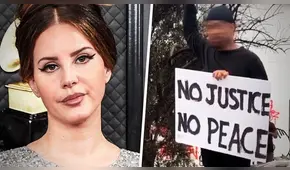 Lana del Rey criticada por exponer a manifestantes por la muerte de Floyd