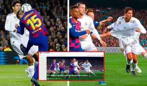 El reclamo del Real Madrid en su web tras los dos penales que no le cobraron ante Barcelona