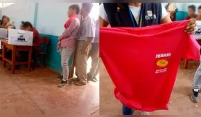 Piura: intervienen a hombre con propaganda electoral