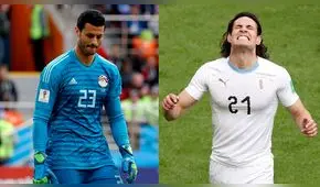 La espectacular tapada de El Shenawy que impresionó a Cavani [VIDEO]