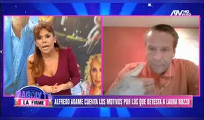 Magaly le corta la entrevista al actor mexicano Alfredo Adame luego de discutir en vivo [VIDEO]