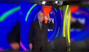 Carlos Tubino posa con cono de tránsito tras sufrir agresión de manifestantes [VIDEO] 