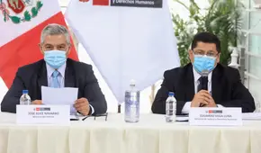 Ministros se reunieron con familiares de Inti y Bryan este martes