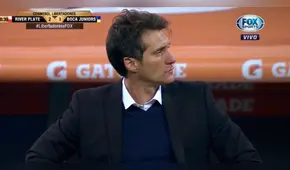 River vs Boca: El gesto de desazón de Barros Schelotto tras el segundo gol 'millonario'