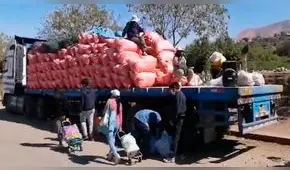 Moquegua: comerciantes ofertan sacos de 100 kilos de papa a S/ 50 en feria [VIDEO]