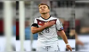 Mario Götze envió triste mensaje al saber que no jugará el Mundial con Alemania