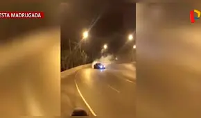 La Molina: conductor realiza práctica ilegal de ‘drifting’ en cerro Centinela [VIDEO]