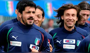 Andrea Pirlo y el día que Gattuso intentó clavarle un tenedor