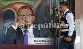 Lanzan alerta migratoria para evitar la fuga del alcalde de Arequipa Omar Candia