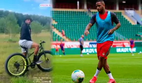 Jefferson Farfán pasea en bicicleta mientras define su futuro deportivo [VIDEO]
