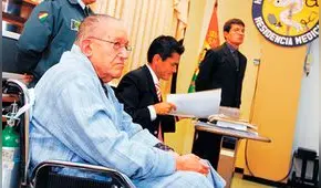 Plan Cóndor: exdictador de Bolivia apelará sentencia de cadena perpetua