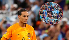 Van Dijk reveló que practicaron penales, pero se ‘asustaron’ con 80.000 personas que silbaban