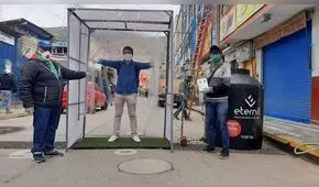 Universitario huanuqueño crea cámara de desinfección para frenar efectos de la COVID-19