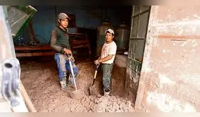 Arequipa: aún no reponen agua en calle más afectada por huaico en Aplao