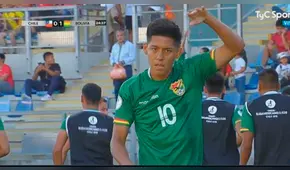 Jugador boliviano celebró gol a Chile haciendo referencia al problema marítimo [VIDEO]
