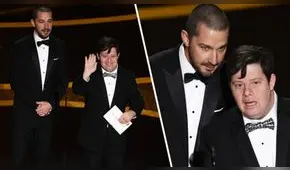 Oscar 2020: Shia Labeouf criticado por actitud frente a actor con Síndrome de Down