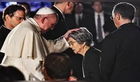 Superviviente de Hiroshima al papa: “Aunque sobreviví ya no puedo vivir como ser humano” [VIDEO]