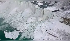Ola de frío ártico petrifica las Cataratas del Niágara [FOTOS y VIDEO]