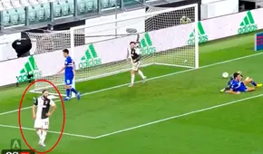 El gesto de Gonzalo Higuaín tras correr todo el campo y que Cristiano Ronaldo no le pase el balón