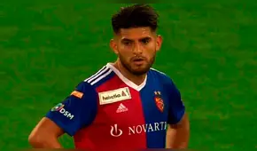 Carlos Zambrano fue expulsado después de esta dura falta. 