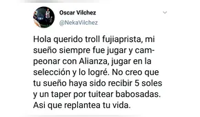 Óscar Vilchez ridiculiza a ‘troll’ que lo ninguneó y Jhoel Herrera celebra con peculiar mensaje