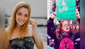 Daniella Pflucker impactó con contundente mensaje en  "Ni una menos"