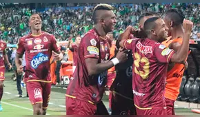 Tolima venció 2-1 al Junior en duelo de ida por la final de la Superliga Águila