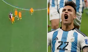 ¡Lo que no viste por TV! Neerlandeses hostigaron a Lautaro previo a penal de la clasificación