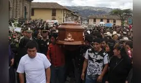 Multitud despide a Juanita Mendoza en Cajamarca