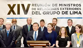 Grupo de Lima urge a Rusia y China retirarle su apoyo a Maduro