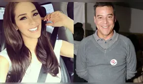 Karen Schwarz y Adolfo Aguilar se reencuentran y conductora le dedica tierno mensaje   